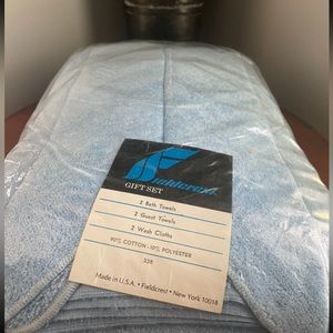 Vintage Fieldcrest 6 Piece New & Sealed Towel Guest Set